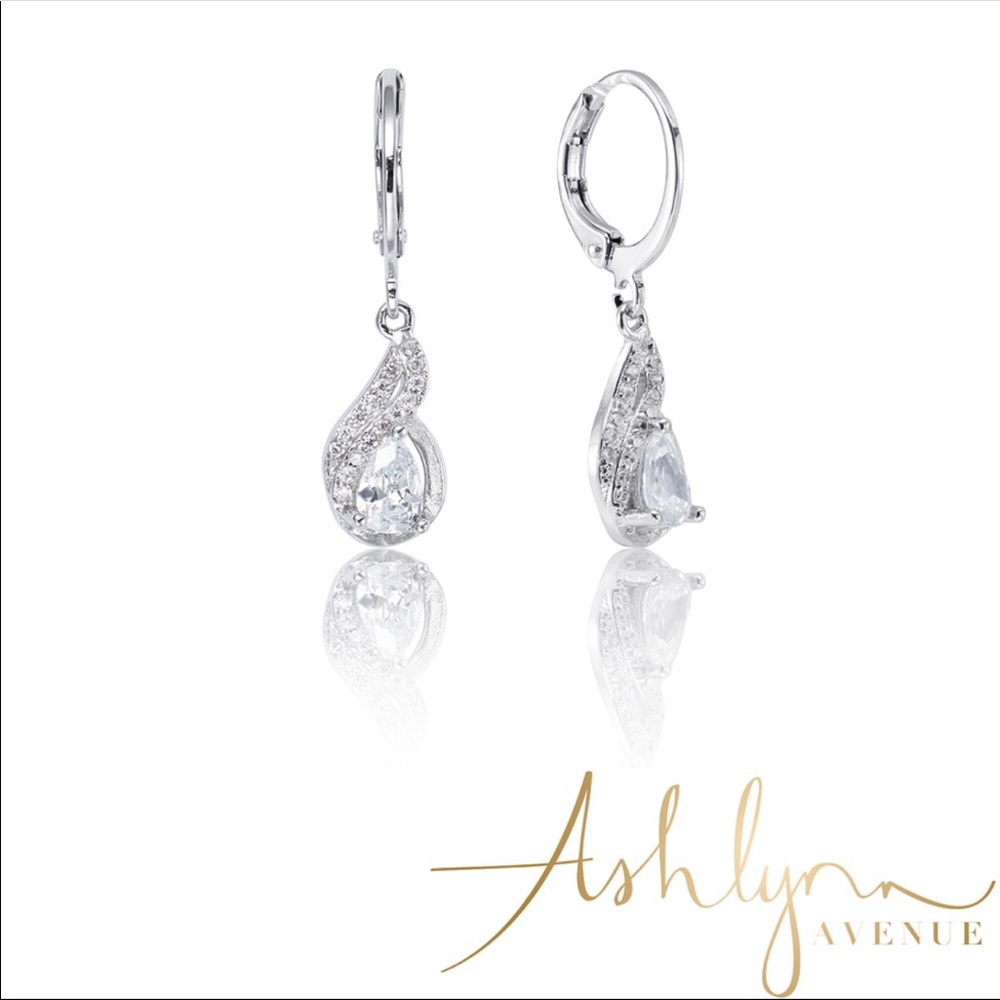 AshlynnAvenue 18K WhiteGold Plated 1.2Ctw Earrings